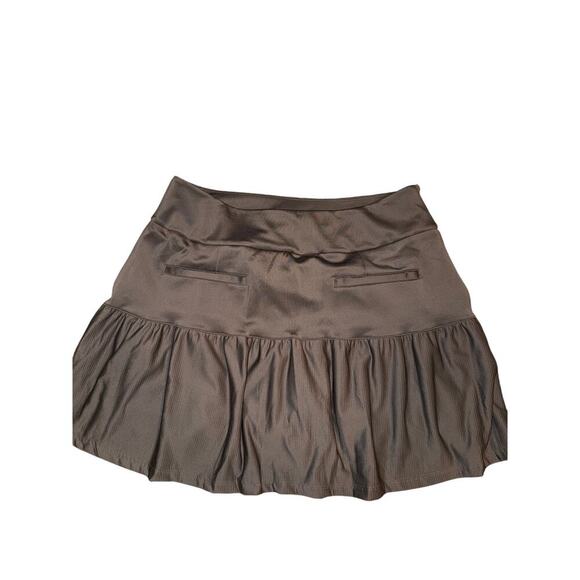 ADIDAS- NEW - golf skirt skort gray size L - Picture 4 of 5